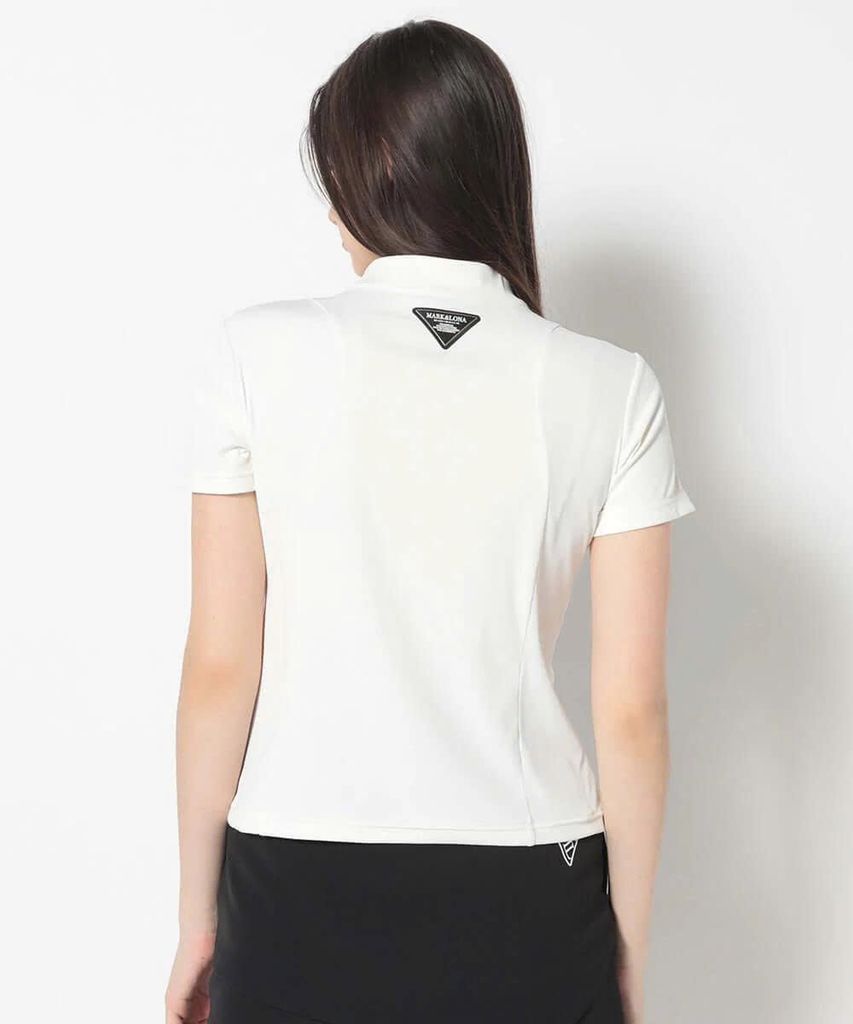 Áo golf nữ tay ngắn CD12-BLHT MCW-5A-AA50 (White) | MARK & LONA