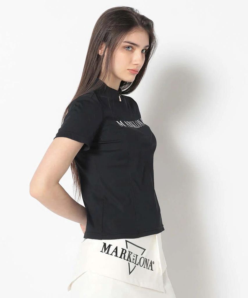 Áo golf nữ tay ngắn CD12-BLHT MCW-5A-AA50 (Black) | MARK & LONA