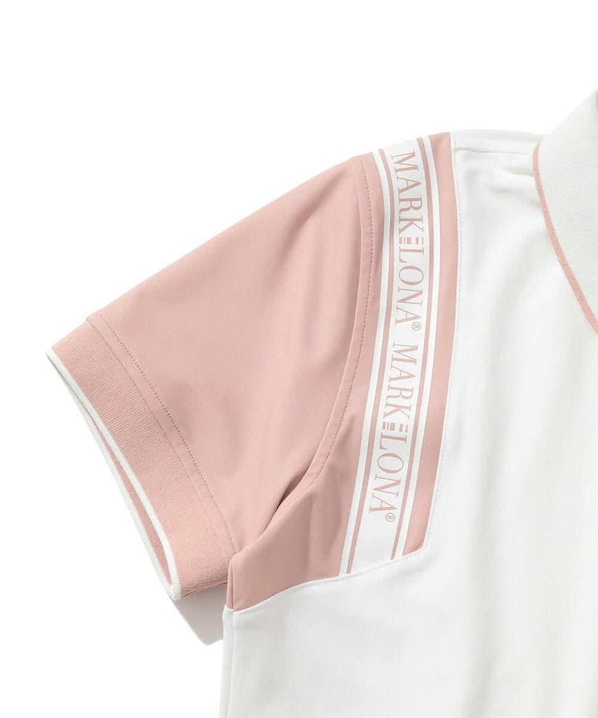 Áo golf nữ tay ngắn CD12-HSPL MCW-5A-AP50 (Pink) | MARK & LONA