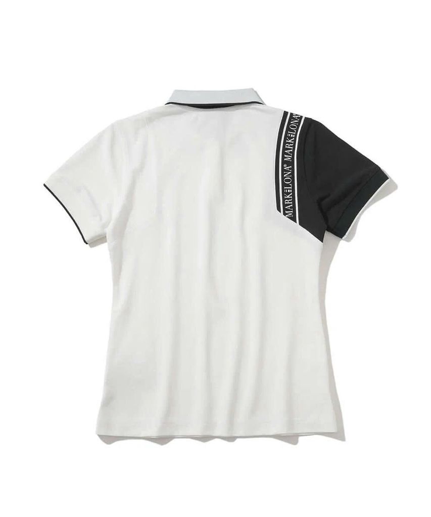 Áo golf nữ tay ngắn CD12-HSPL MCW-5A-AP50 (White) | MARK & LONA