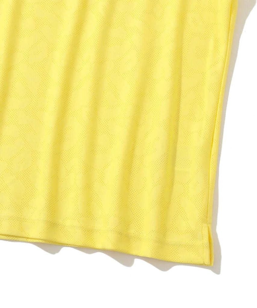 Áo golf nữ tay ngắn Gene Leopard Mock Neck MLW-5A-AA03 (Yellow) | MAR