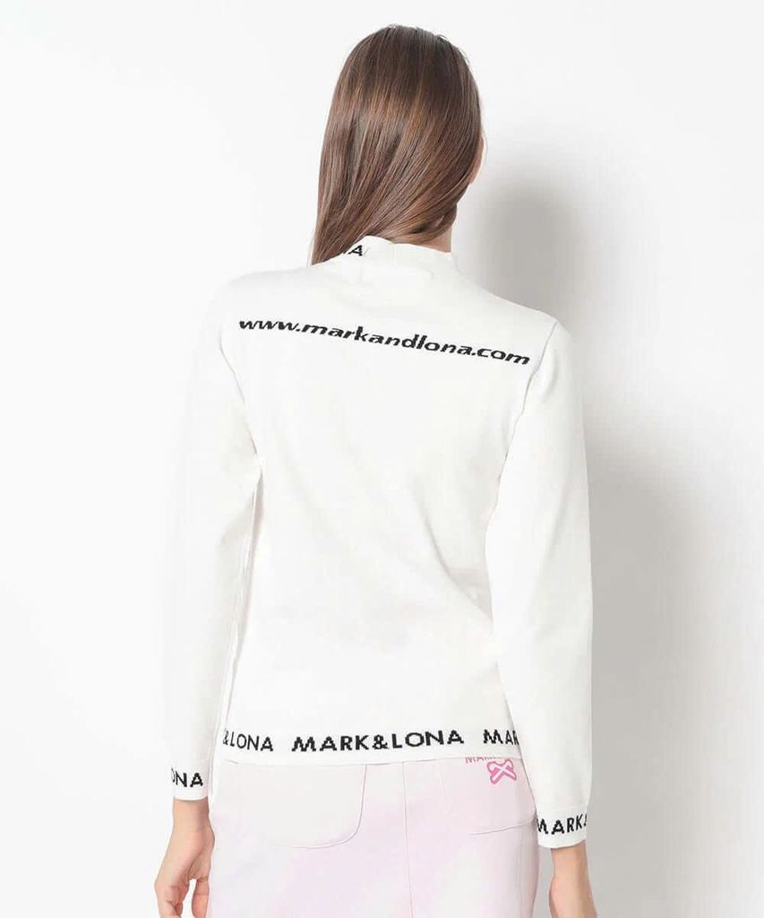 Áo golf tay dài nữ Option Viscose Mock Neck Sweater MLW-5A-AB01 (White