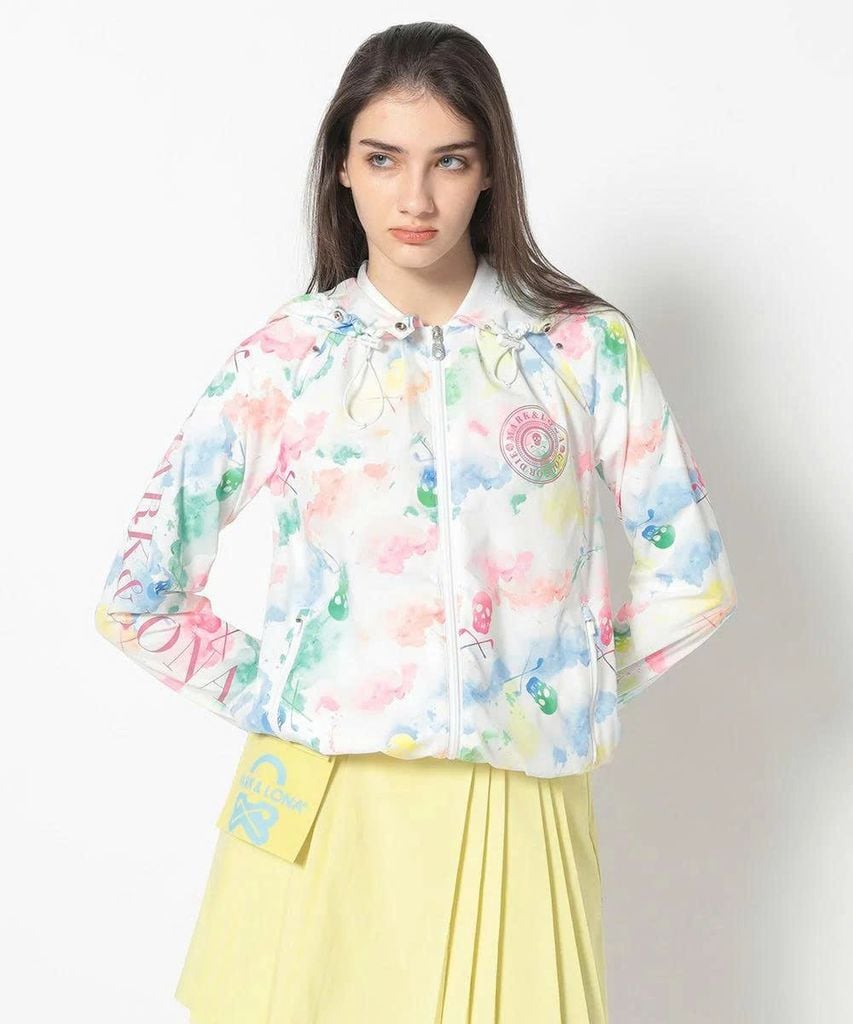 Áo khoác nữ Pulse Gathered Hood Jacket MLW-5A-AD03 (Mix) | MARK & LON
