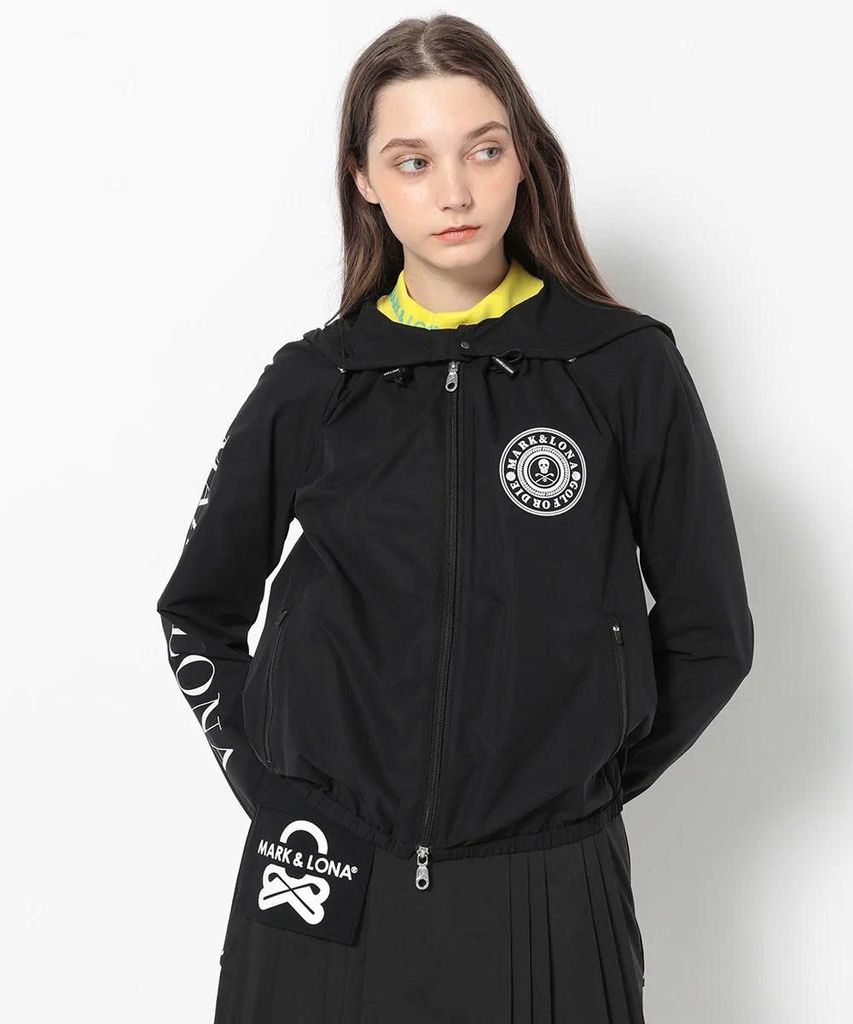 Áo khoác nữ Pulse Gathered Hood Jacket MLW-5A-AD03 (Black) | MARK & LO