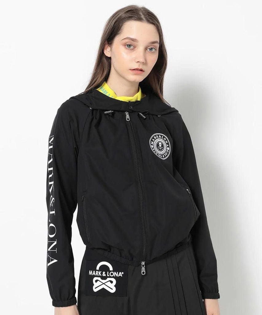 Áo khoác nữ Pulse Gathered Hood Jacket MLW-5A-AD03 (Black) | MARK & LO
