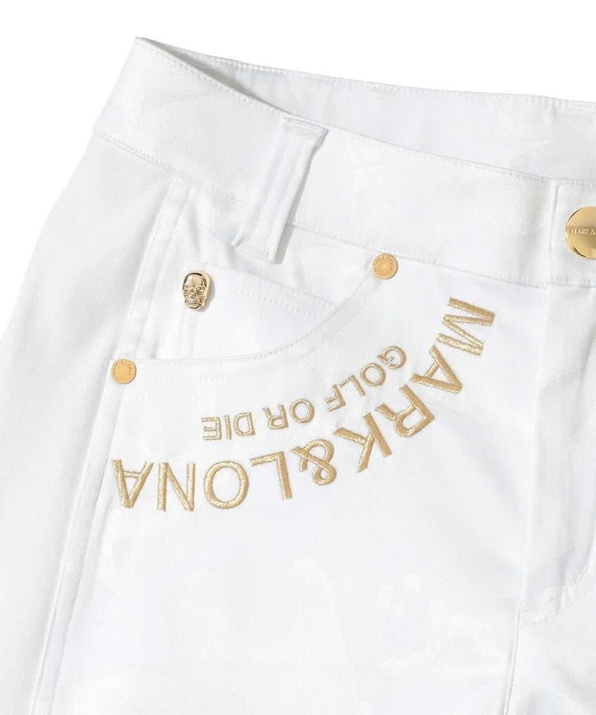 Quần dài golf nữ Gauge Camouflage Slim Pants MLW-5A-AT05 (White) | MAR