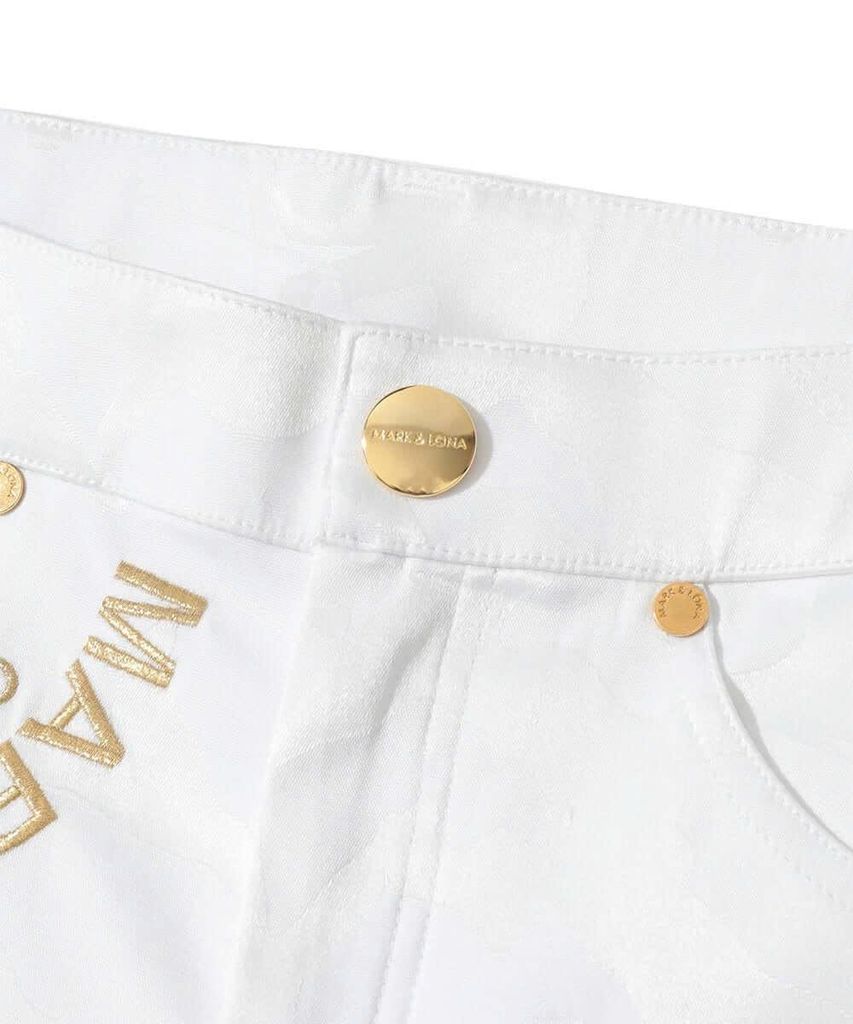 Quần dài golf nữ Gauge Camouflage Slim Pants MLW-5A-AT05 (White) | MAR