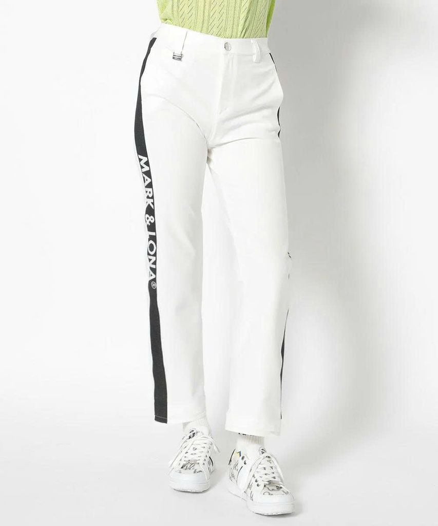 Quần dài golf nữ Sub20 Contrast Line Pants MLW-5A-AT03 (White) | MARK