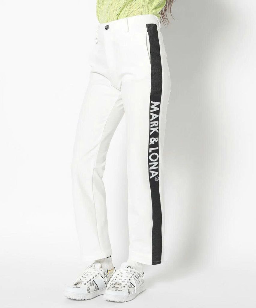 Quần dài golf nữ Sub20 Contrast Line Pants MLW-5A-AT03 (White) | MARK