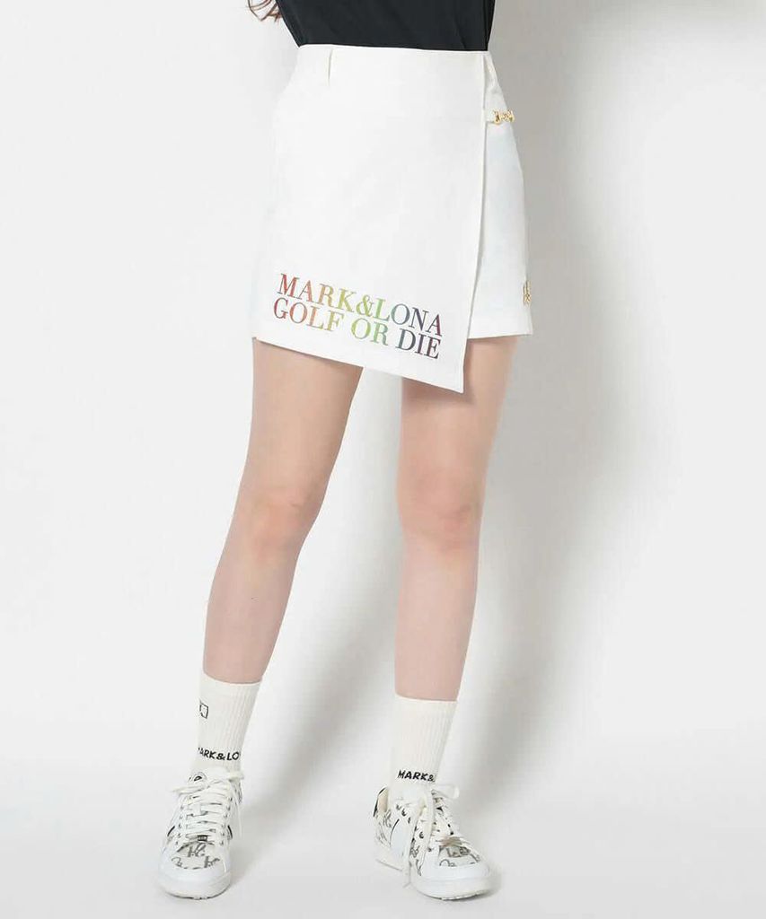 Váy golf Flowline Hybrid Culottes MLW-5A-AT04 (White) | MARK & LONA