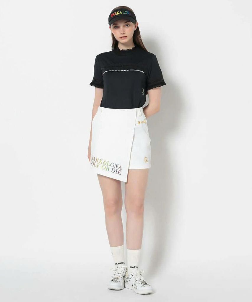 Váy golf Flowline Hybrid Culottes MLW-5A-AT04 (White) | MARK & LONA