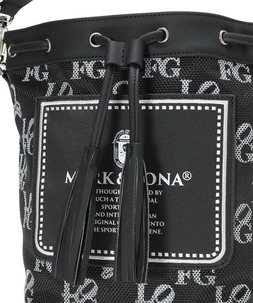Túi golf cầm tay nữ Ever Monogram Mesh Cinch Bag MLS-5A-SB33 (Black) |