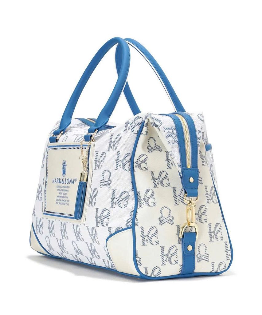 Túi golf xách tay Ever Monogram Mesh Boston Bag MLS-5A-SB31 (Blue) | M