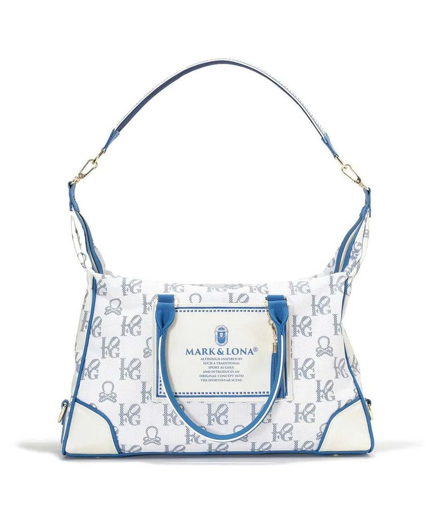 Túi golf xách tay Ever Monogram Mesh Boston Bag MLS-5A-SB31 (Blue) | M