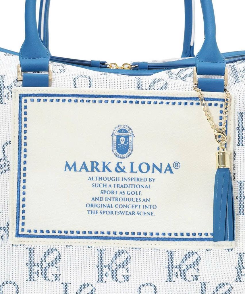 Túi golf xách tay Ever Monogram Mesh Boston Bag MLS-5A-SB31 (Blue) | M