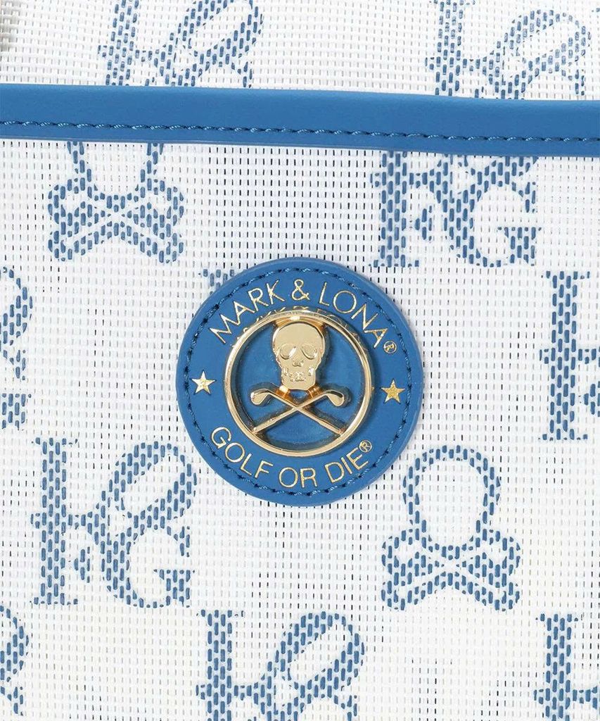 Túi golf xách tay Ever Monogram Mesh Boston Bag MLS-5A-SB31 (Blue) | M