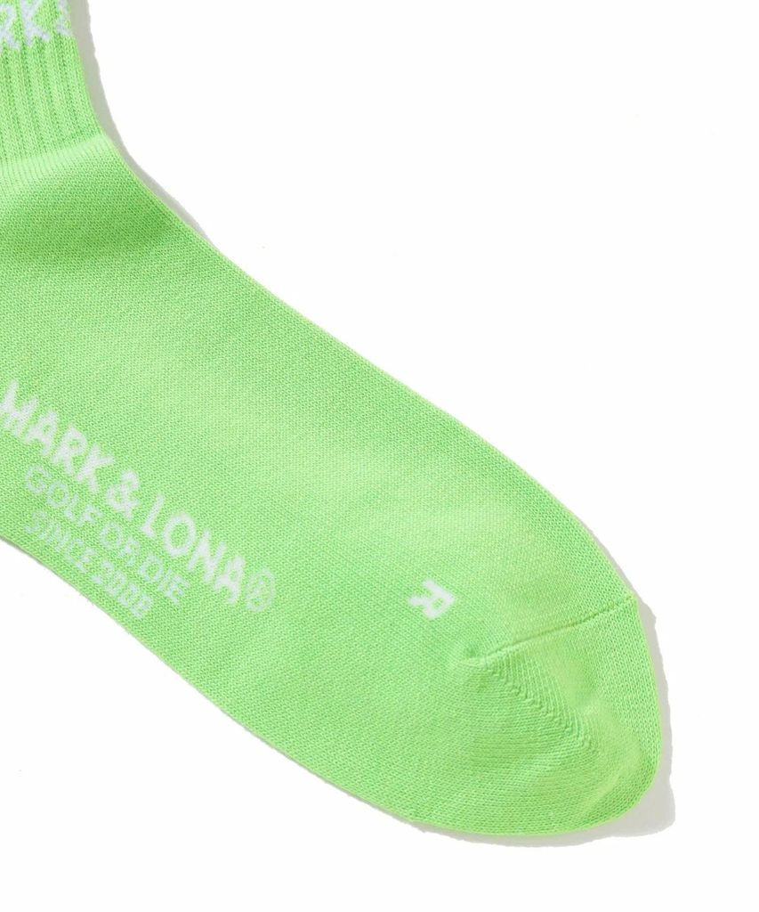 Vớ golf nam Pave Socks 25-27cm MLF-4A-FS32 (Lime) | MARK & LONA