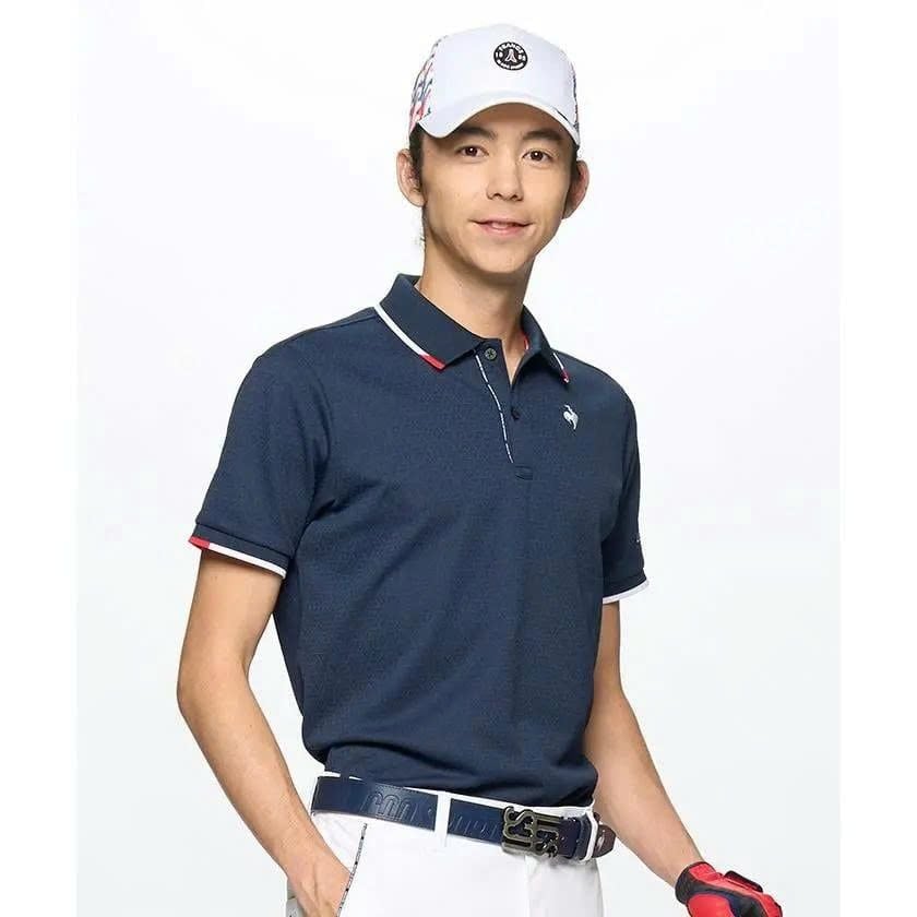 Áo golf tay ngắn nam QGMXJA04V-NV00 | Le Coq Sportif