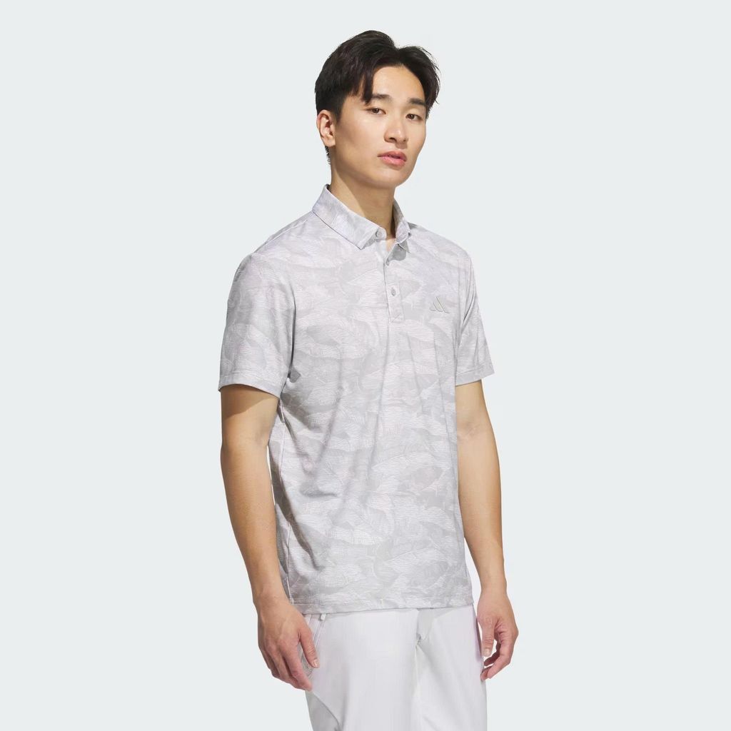 Áo golf nam tay ngắn Grf Aop Polo Grey Two JN1224 | Adidas