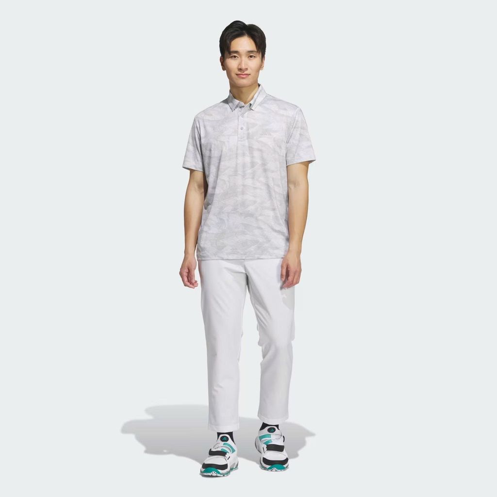 Áo golf nam tay ngắn Grf Aop Polo Grey Two JN1224 | Adidas