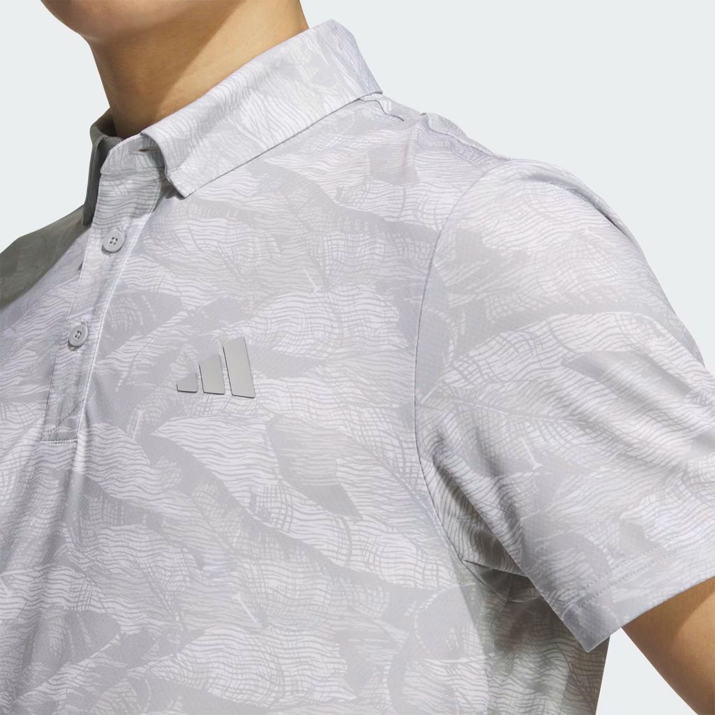 Áo golf nam tay ngắn Grf Aop Polo Grey Two JN1224 | Adidas