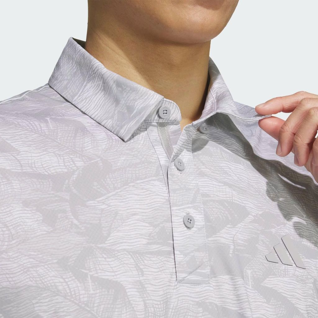 Áo golf nam tay ngắn Grf Aop Polo Grey Two JN1224 | Adidas