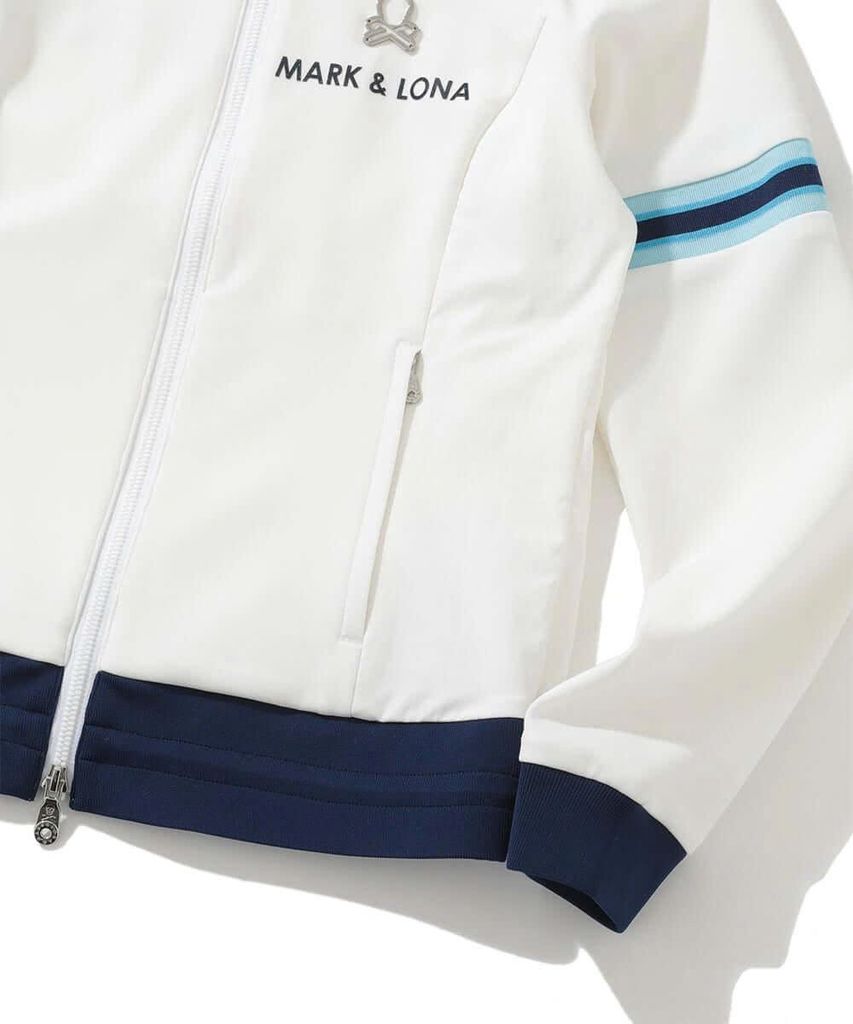 Áo khoác nữ Ventura Mesh-Panel Zip Jacket MLW-5A-AD02 (White) | MARK &