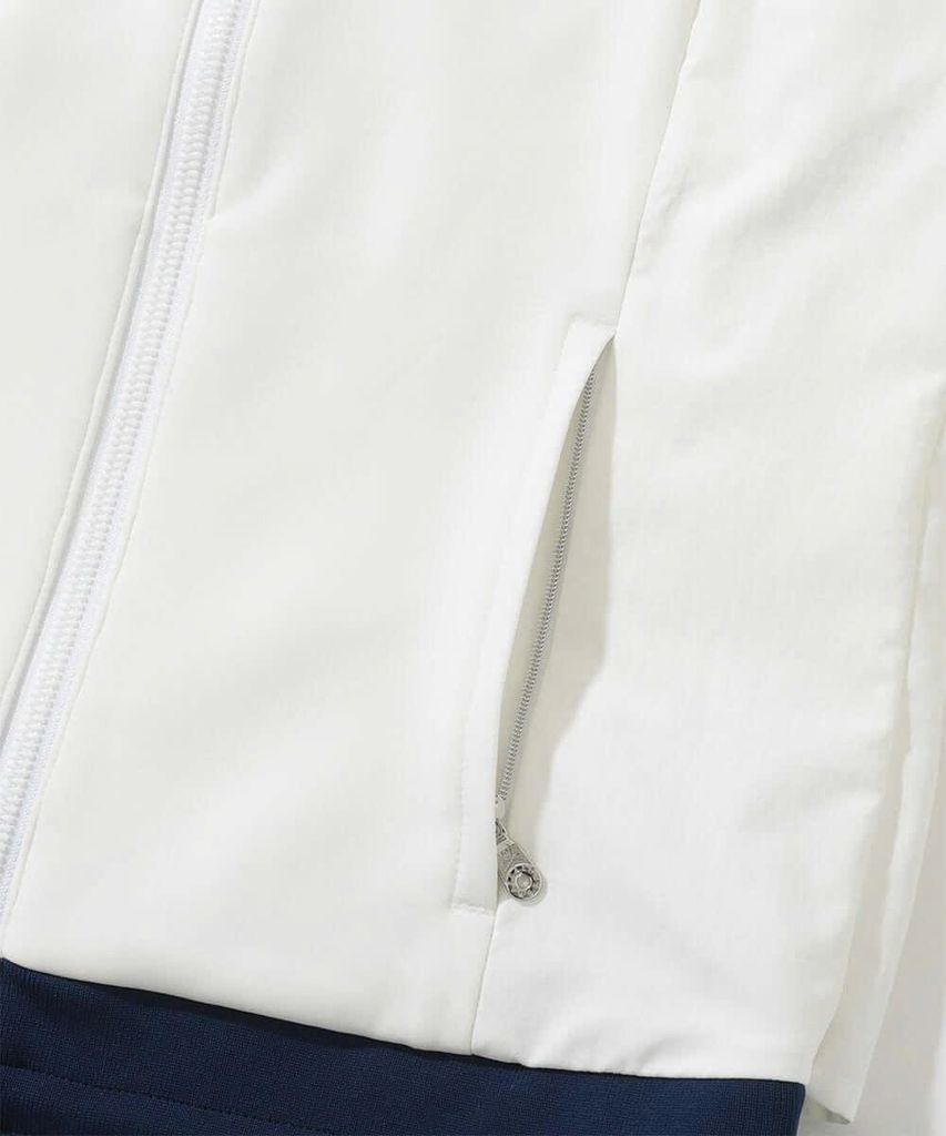 Áo khoác nữ Ventura Mesh-Panel Zip Jacket MLW-5A-AD02 (White) | MARK &