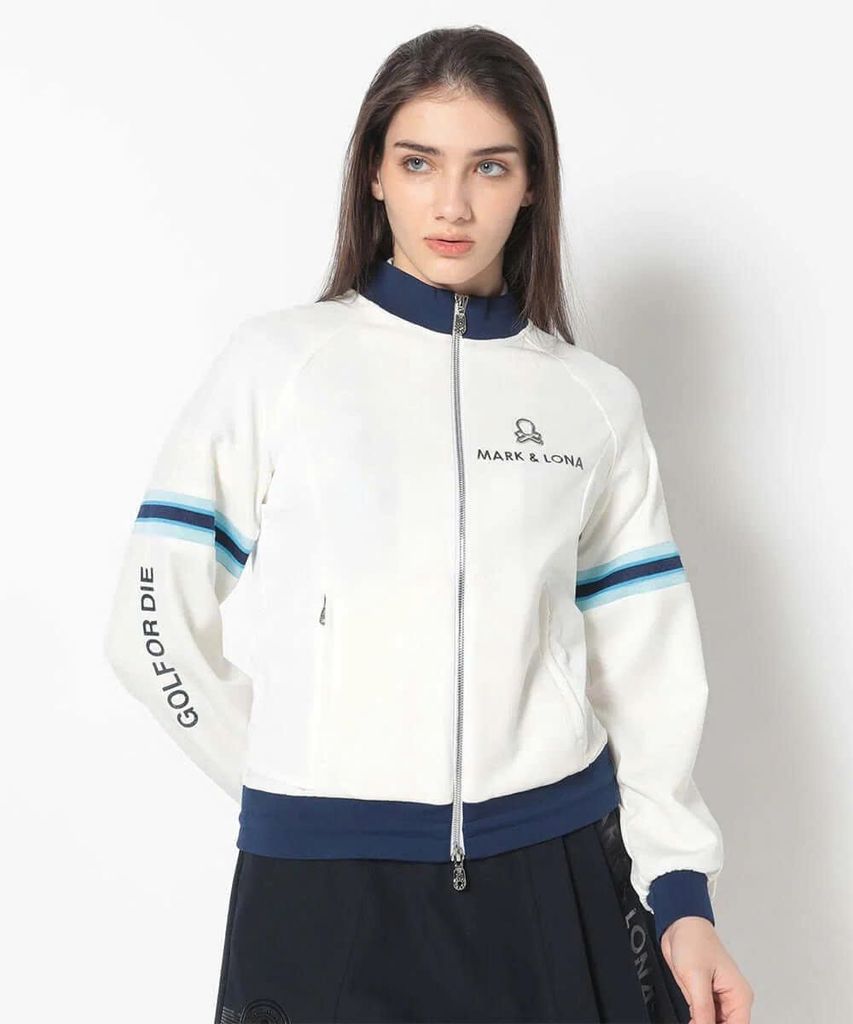 Áo khoác nữ Ventura Mesh-Panel Zip Jacket MLW-5A-AD02 (White) | MARK &