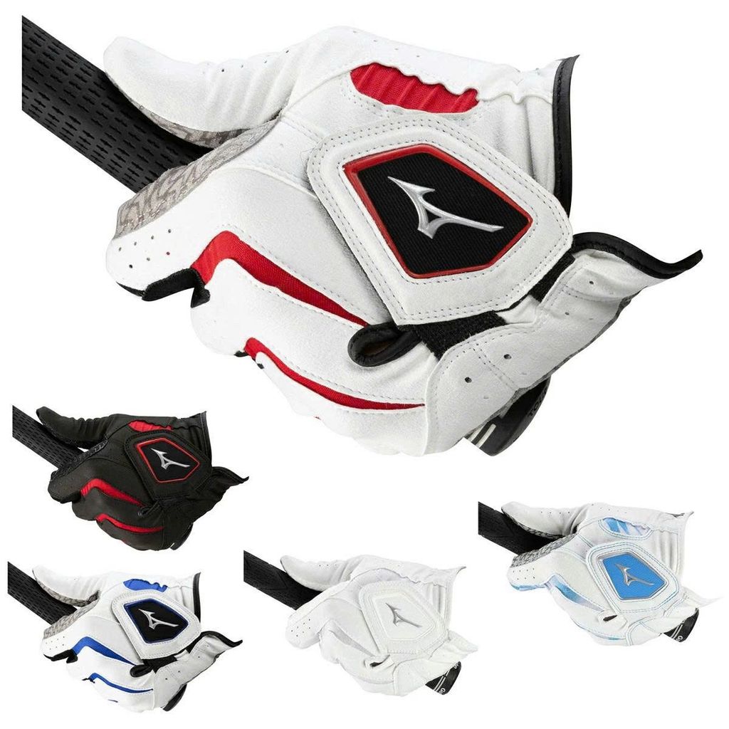 Găng tay golf nam W-GRIP MEN BLACK/RED 5MJML40109 | Mizuno