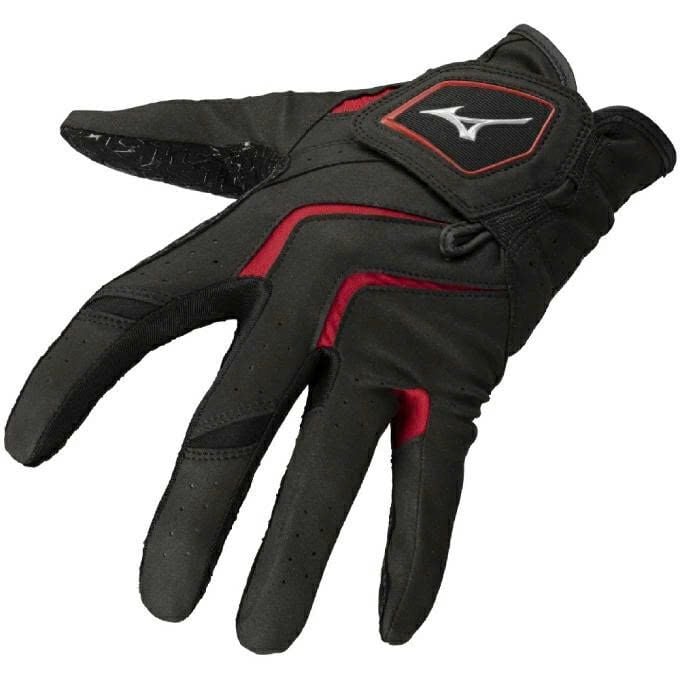 Găng tay golf nam W-GRIP MEN BLACK/RED 5MJML40109 | Mizuno