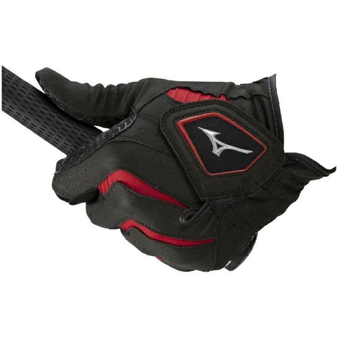 Găng tay golf nam W-GRIP MEN BLACK/RED 5MJML40109 | Mizuno