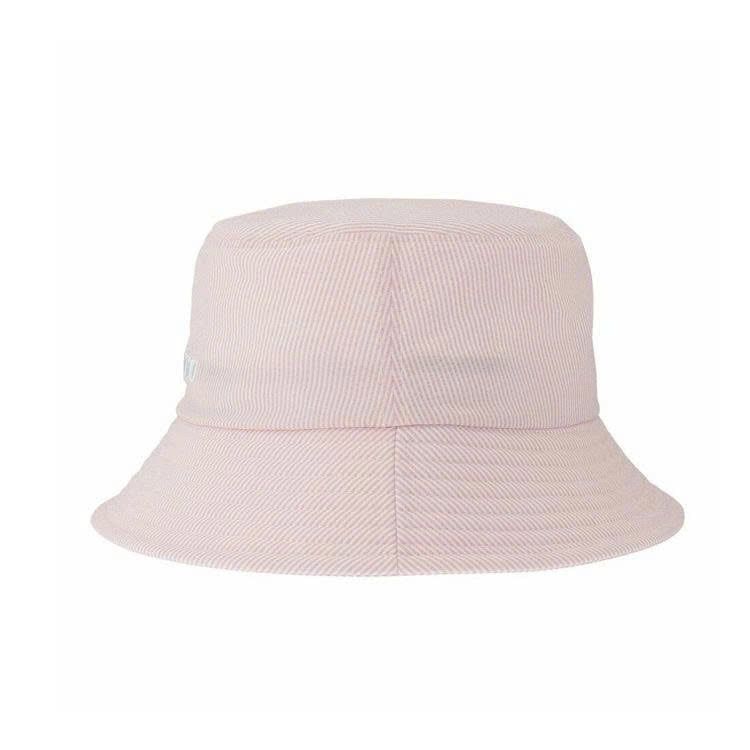 Nón Xô SOCCER STRIPE HAT WHITE x LIGHT PINK E2MWC00976 | Mizuno