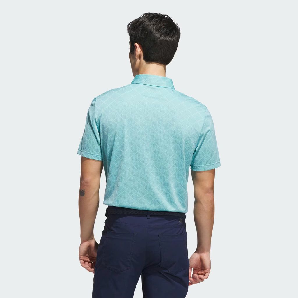 Áo golf nam tay ngắn Ultimate365 Hounds Jacquard Polo Shirt Mint Ton /