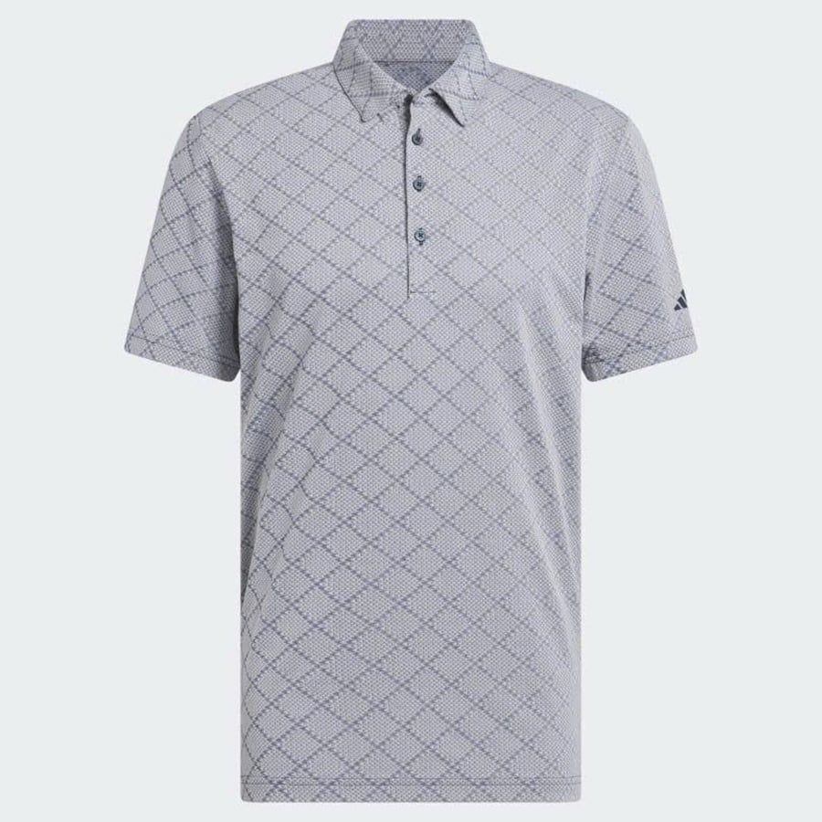 Áo golf nam tay ngắn Ultimate365 Hounds Jacquard Polo Shirt White / CoÁo golf nam tay ngắn Ultimate365 Hounds Jacquard Polo Shirt White / Collegiate Navy JL5266