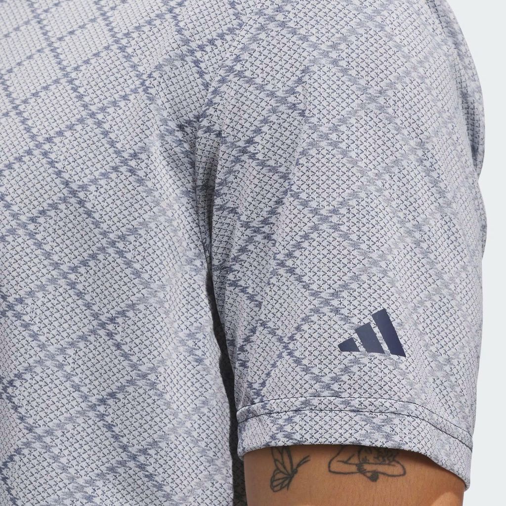 Áo golf nam tay ngắn Ultimate365 Hounds Jacquard Polo Shirt White / Co