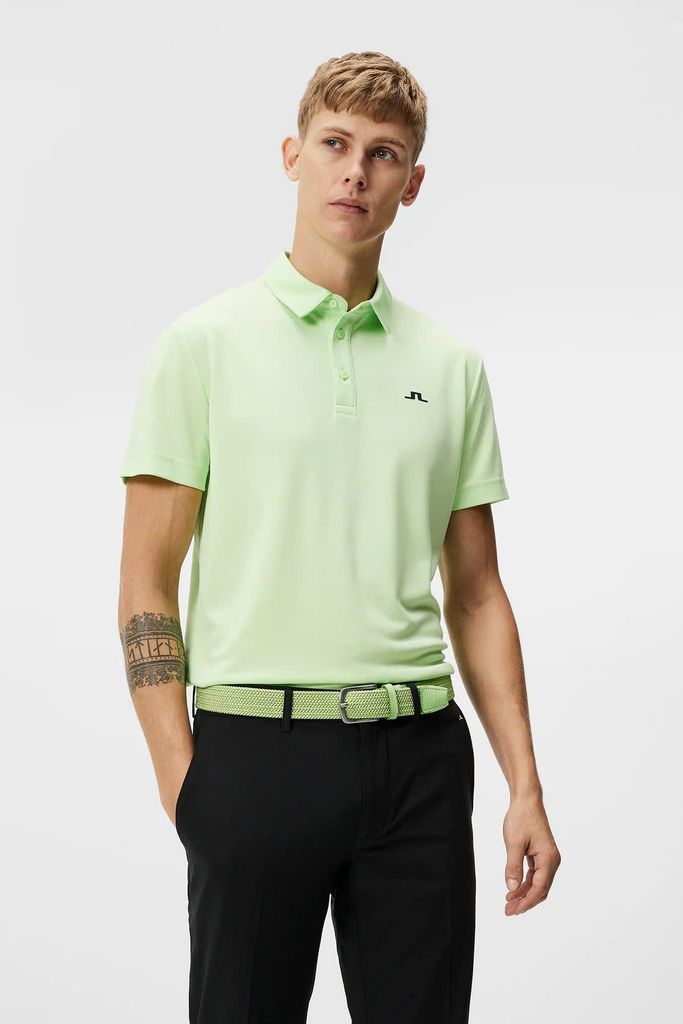 Áo golf nam tay ngắn Peat Regular Fit Polo Paradise Green GMJT09539-M0