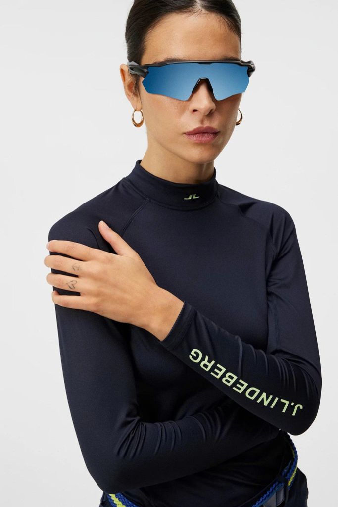 Áo golf nữ tay dài Asa Soft Compression Top JL Navy GWJT09003-6855 | J