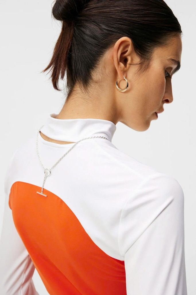 Áo golf nữ tay dài Thabisa Top White GWJT09015-0000 | J.Lindeberg