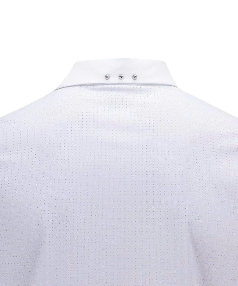 Áo golf nam tay dài Band Detail Long T-Shirt - White AGEMMTS22WH | Ane