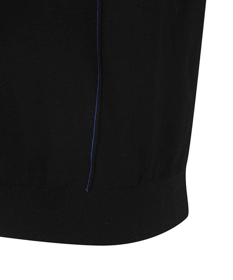 Áo golf nam tay ngắn Short-Sleeved Pullover - Black AGEMMKN02BK | Anew