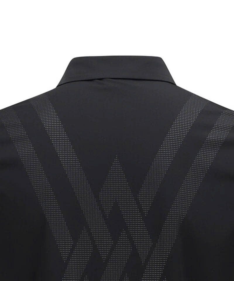 Áo golf nam tay ngắn Signature Logo Short T-Shirt - Black AGEMMTS01BK