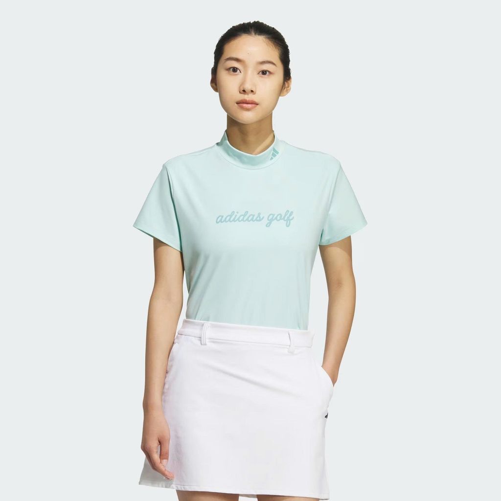 Áo golf nữ tay ngắn Heat.rdy Mock Neck Short Sleeve Semi Flash Aqua JM