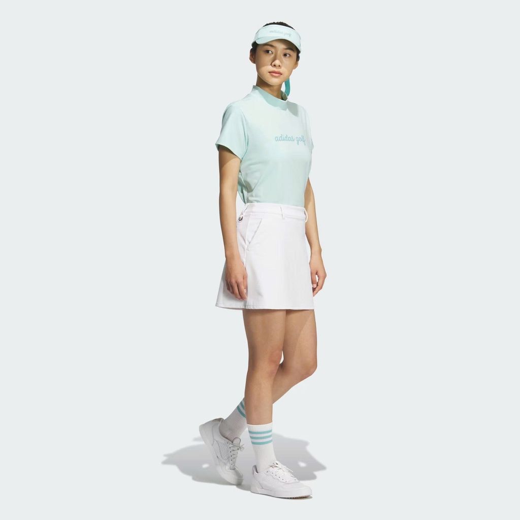 Áo golf nữ tay ngắn Heat.rdy Mock Neck Short Sleeve Semi Flash Aqua JM
