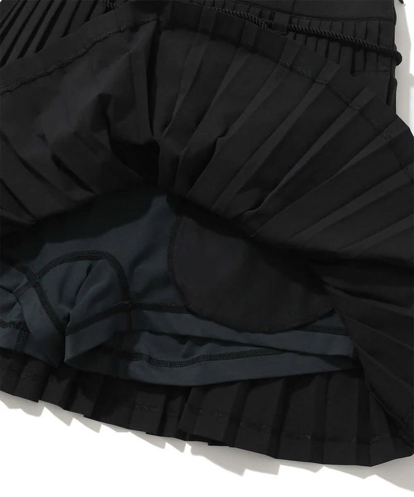Váy golf Ripple Pleat Utility Skirt MLW-5C-AE02 (Black) | MARK & LONA