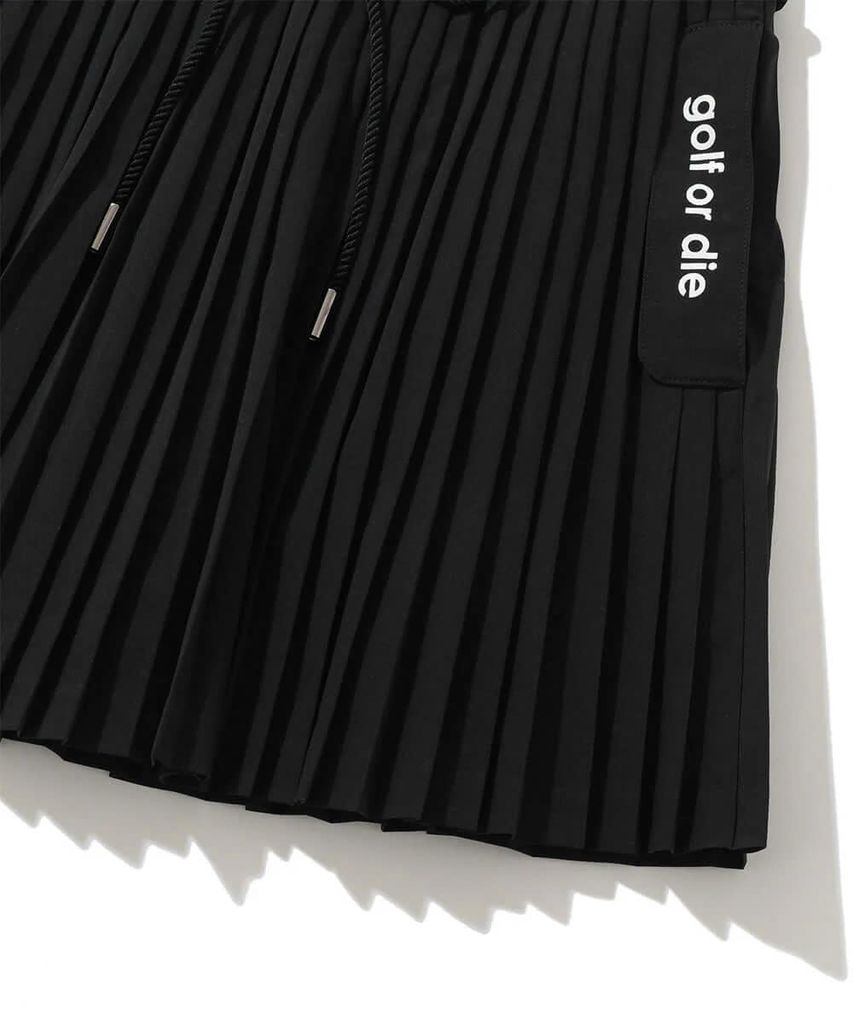 Váy golf Ripple Pleat Utility Skirt MLW-5C-AE02 (Black) | MARK & LONA