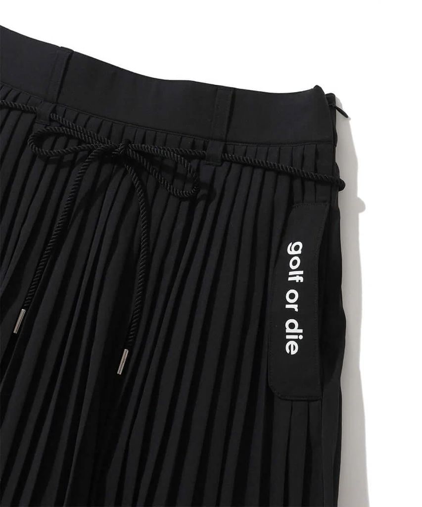 Váy golf Ripple Pleat Utility Skirt MLW-5C-AE02 (Black) | MARK & LONA