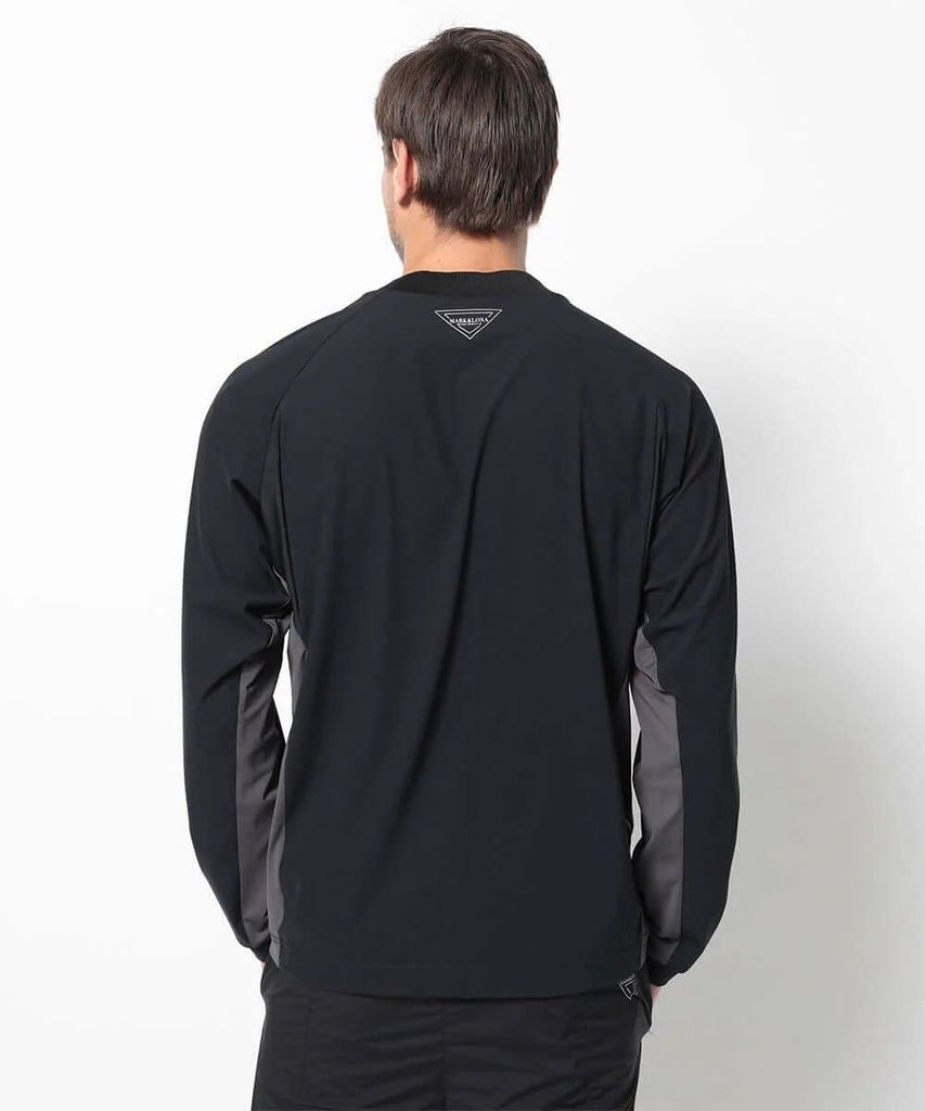 Áo golf nam tay dài SFMT MCM-5C-AA51 (Black) | MARK & LONA