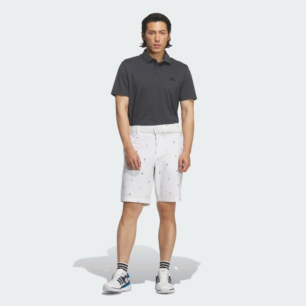 Áo golf nam tay ngắn Back Print Polo Carbon JY8227 | Adidas