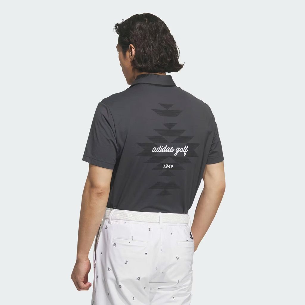 Áo golf nam tay ngắn Back Print Polo Carbon JY8227 | Adidas